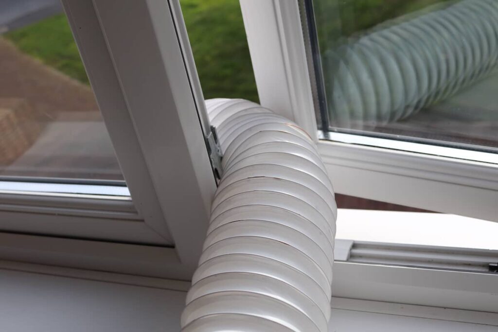 Afvoerslang van afvoerdroger